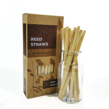 100% Plant Eco Biodegradable Reed Straws for Drinking
